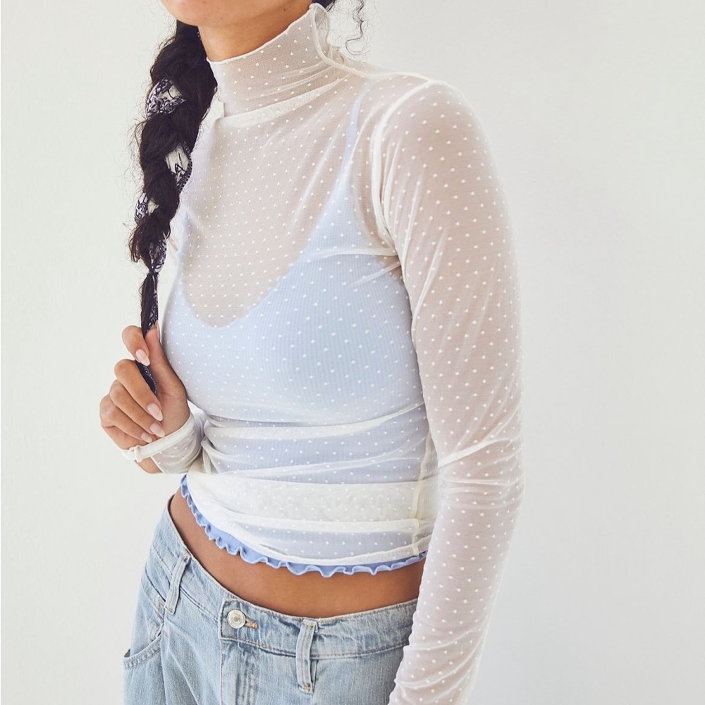 Free People On the Dot layering top, medium